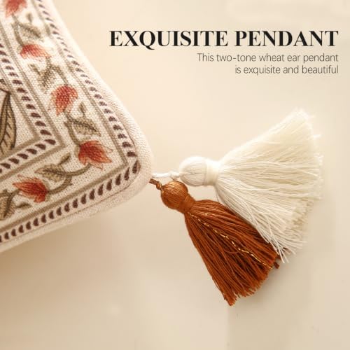 ISAENNE French Linen Rectangle Throw Pillow Cover,Set of 2,28"x12"-Albano A - Image 7