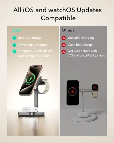 ESR 3 in 1 Wireless Charging Station, Magsafe Charger for iPhone 17-12 - Image 5