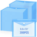 200 Pack 5 x 7 Inch Clear Plastic Envelopes by Unknown