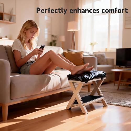 Adjustable Foot Rest for Under Desk at Work, Foot & Leg Rest - Image 6