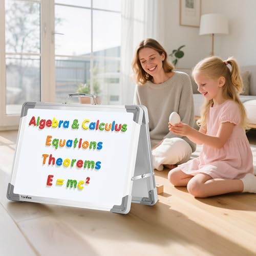 Tankee Dry Erase Board 18x24 Double Sided Magnetic Whiteboard with Stand - Image 3