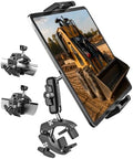 Metal Skid Steer Tablet Mount, Heavy Duty Handlebar Tablet Holder by INSSKY