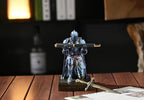 Medieval Armored Knight Pen Holder Figurine Paperweight Phone Stand Blue - Image 6