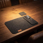 8 Sets Felt Dining Table Pads Set with Coasters and Cutlery Bags - Image 6