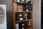 Gaylord Archival Black Clamshell Preservation Box - 11 1/2W x 17 1/4L x 3" H - Image 2