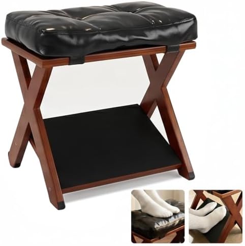Foot Rest Under Desk at Work - Upgraded Taller Double Step Ergonomic Footrest Under Desk with 3 Height Options & Non-Slip Surface. Office Foot Stool for Home Office & Gaming, Leg Rest Posture Relief by YourHomeDeservesBetter