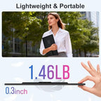 16" 1200P Horizontal Vertical Portable Monitor with Detachable Kickstand - Image 6