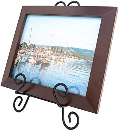 Cookbook Stand Book Holder Deluxe Book Holders for Reading Hands Free Heavy Duty Metal Recipe Book Holder Stable Book Display Stand Non-Scratch Feet Elegant Design - Image 5
