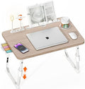 Lap Desk for Bed Adjustable Height with USB Port 23.6" x15.7" Desktop by PlayimaginationtodecorateHomeOffice