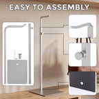 6 Pack Purse Stand Holder Handbag Display Stand, Silver - Image 4