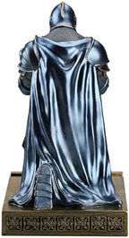 Medieval Armored Knight Pen Holder Figurine Paperweight Phone Stand Blue - Image 5