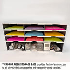 Ultimate Office TierDrop Riser Storage Base, Lifts Sorter 5 inches, 3 Slots - Image 4