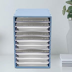 Mail Organizer Countertop, 11 Compartments Literature Organizer, Student Mailboxes for Classroom, Mail Sorter for Office (Blue) - Image 3