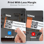 Makeid P31S Portable Industrial Label Maker with Tape, 300dpi - Image 5