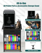 AHOWPD 3D Printer Table with Filament Storage and Drawer Organzier - Image 5