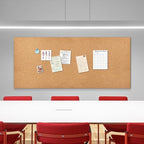Cork Board Roll, 1/8" Thick Cork Boards for Walls, Approx 72"x36" Cork Board Rolls Bulletin Boards for Home School Officel(3mm,Roll,90180) - Image 3