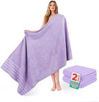 American Soft Linen 100% Cotton Luxury Turkish Towels, 2PC 35x70 Bath Sheet by AmericanSoftLinen