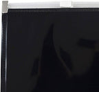 JAM PAPER Plastic Envelopes with Zip Closure - Letter Booklet - 9 3/4 x 13 - Black - 12/Pack - Image 2