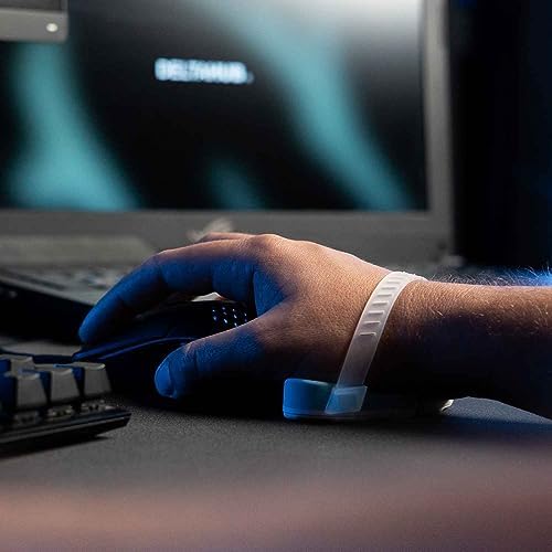 DELTAHUB Carpio G2.0 - Advanced Ergonomic Right-Handed Gaming Wrist Rest for Mouse - Superior Support for Serious Gamers - Anti-Fatigue, Smooth Glide (Small, Right, Blue) - Image 6