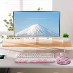 Mouse Pad Wrist Support, Laokiiy 2 in1 Keyboard Wrist Rest+ Ergonomic Mouse Pad, Non-Slip Wrist Rest for Computer Keyboard, Made Easy Typing & Relieve Wrist Pain(Rose Gold Pink Marble) - Image 6
