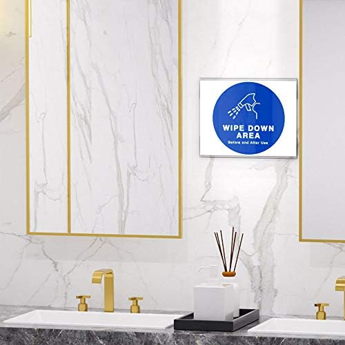 NIUBEE Acrylic Sign Holder 14x11 Inches Horizontal, Clear Plastic Wall Mount Sign Holder Poster Paper Holder with Double Sided Adhesive Tape for Office, Home, Store, Restaurant-No Drilling(6 Pack) - Image 6