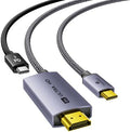 USB C to HDMI 2.1 Cable Adapter with 100W PD Charging,50Gbps,6FT by Unknown