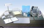 Kantek Clear Acrylic Large Letter Tray, Stackable Desk Organizer, Front Loading, 10.6" x 13.9" x 2.5", Non-Skid Feet, Office Organizer, Desk Accessory - Image 5