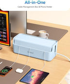 ORICO Cable Management Box, Keeping Cords Tidy and Protected from Damage - Image 2