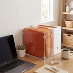 Novabright 1 Pack Acrylic File Organizer, Letter, 12.2"L x 5.51"W x 9.84"H - Image 5