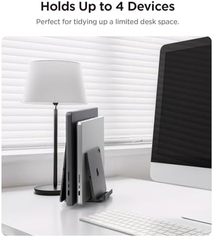 Spigen Vertical Laptop Stand Holder for Desk - Image 2