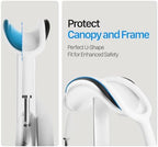 Headphone Stand for AirPods Max 2 & 1 Auto Sleep Mode, Silver - Image 4
