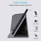 COSOOS Fast Wireless Charger with Desk Organizer, Desk Phone Charger Compatible with 12/12 Pro/12 Pro Max/12 Mini/SE /11/11 Pro Max/XS, Galaxy S20/S20+/S10/Note 10/Note 9/(No AC Adapter) - Image 4