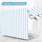 Case for Surface Laptop 8 2026/7 2024 13.8", Blue & White Stripes - Image 7