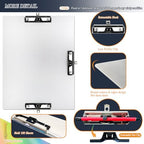 Three Clip Aluminum 11x17 Clipboard Metal Stainless Hangable A3 Clipboards - Image 2