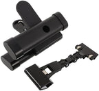 PRETYZOOM 360° Rotatable Easel Brush Holder Clip and Paper Document Copy Holder for Artists and Typists, Flexible Paint Brush Organizer with Double-head Clamp for Art Studio and Office Use by PRETYZOOM