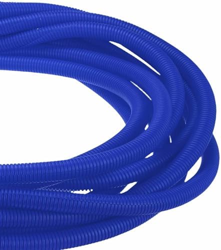DMiotech 50ft Wire Loom Split Tubing 3/4 Inch(19.1mm) ID Blue by DMiotech