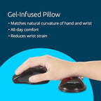 Kensington Slim Duo Gel Mouse Wrist Rest Support Cushion for Low Profile Mice & Trackballs, Ergonomic Mouse Wrist Support for Pain Relief, Comfortable Non-Skid Gel, Red 7.56" x 2.83" x 0.87" K62440NA - Image 3