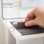 IRIS USA WeatherPro Portable File Box Organizer, 19 Qt. 4-Pack, Clear - Image 5
