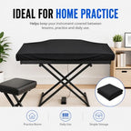 88 Key Keyboard Cover for Kawai ES520 2020-2026, Stretchy Dust Cover with Adjustable Cord for Digital Piano, Electric Keyboard, Studio and Daily Practice - Image 2