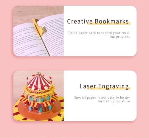 3D Calendar 2027,3D Desk Calendar 2027,Time Piece Calendar 2027,3D Art Calendars Memo Pad 2027,Circus Desktop Decoration,Birthday Gift,New Year Gift (Circus) - Image 4