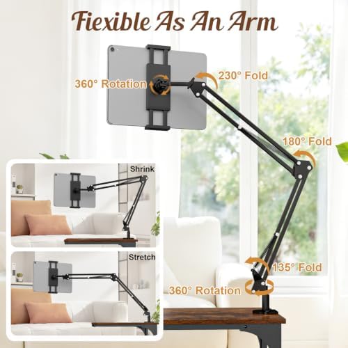 Floor Kindle Phone Tablet Stand with End Table for Overhead Bed,Counch - Image 5