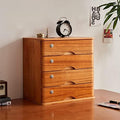 Desktop File Cabinet - Desktop Storage Box with Drawers - Solid Wood Storage Box - Desktop Organizer, with Drawer Wooden Artist Storage Supply Box, Multi Level Countertop,E-4 Drawer by Unknown