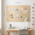 Scalloped Bulletin Board 40x30 inches, Decorative Felt Pin Board for Wall - Image 3