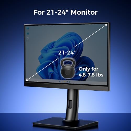 Single VESA Monitor Stand for Monitor Weight 4.8-7.8 lb, 21-24″ - Image 3