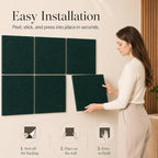 Felt Bulletin Board Tiles, Cork Board Alternative, 48 x 36 in - Image 4
