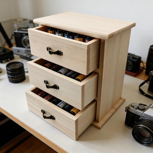 2-Pack Unfinished Solid Pine Wood Box with 3 Mini Drawers, Blank Natural Wooden Jewelry Organizer, Paintable and Carvable Storage Box for Arts, Crafts and DIY Projects - Image 7
