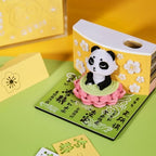 3D Memo Pad, 3D Calendar 2027, Time Piece Calendar, Tear-Off Calendars 2027, 3D Paper Carving Art Memo Pad, Art Carving Sticky Notes for Office Home Gifts Ornaments (Lotus Panda) - Image 6
