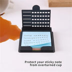 Sticky Note Holder with Template Dispenser for 3x3 Notes Desk Organizer 2 Pack - Image 7