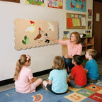 Scalloped Bulletin Board 35x17.5 inches, Decorative Felt Pin Board for Wall - Image 7
