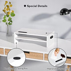 BONTEC Wooden Monitor Stand Riser for Desk, 2-Tier Computer Monitor Stand - Image 4